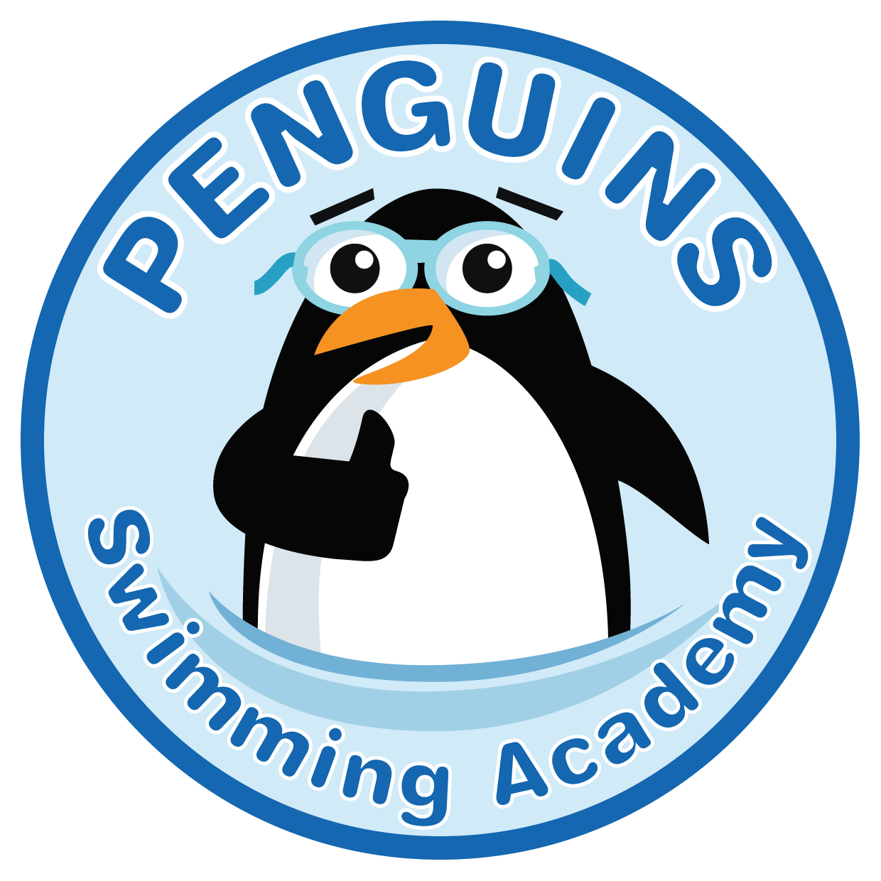 clipart penguin swimming