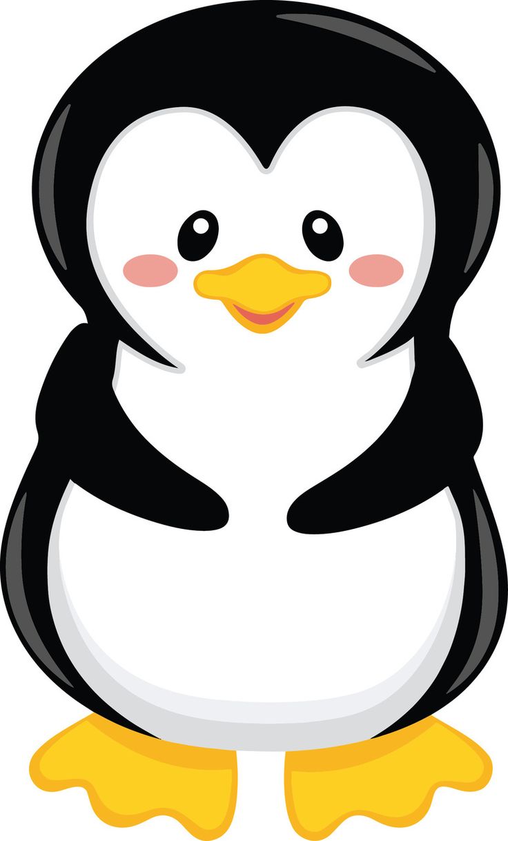 clipart penguin template