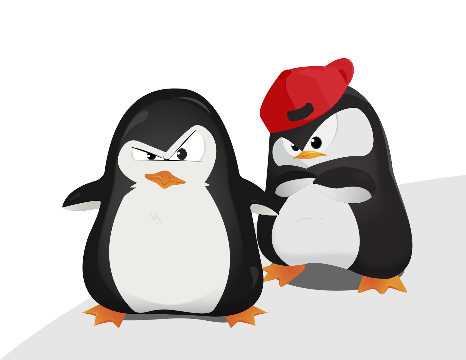 clipart penquin angry penguin