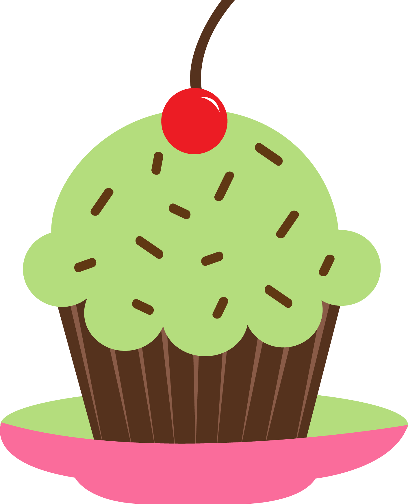clipart penquin cupcake