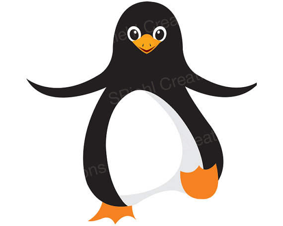 clipart penquin dancing penguin