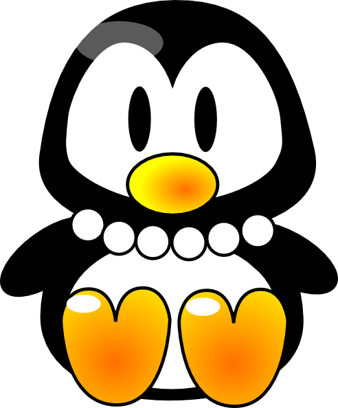 clipart penquin female penguin