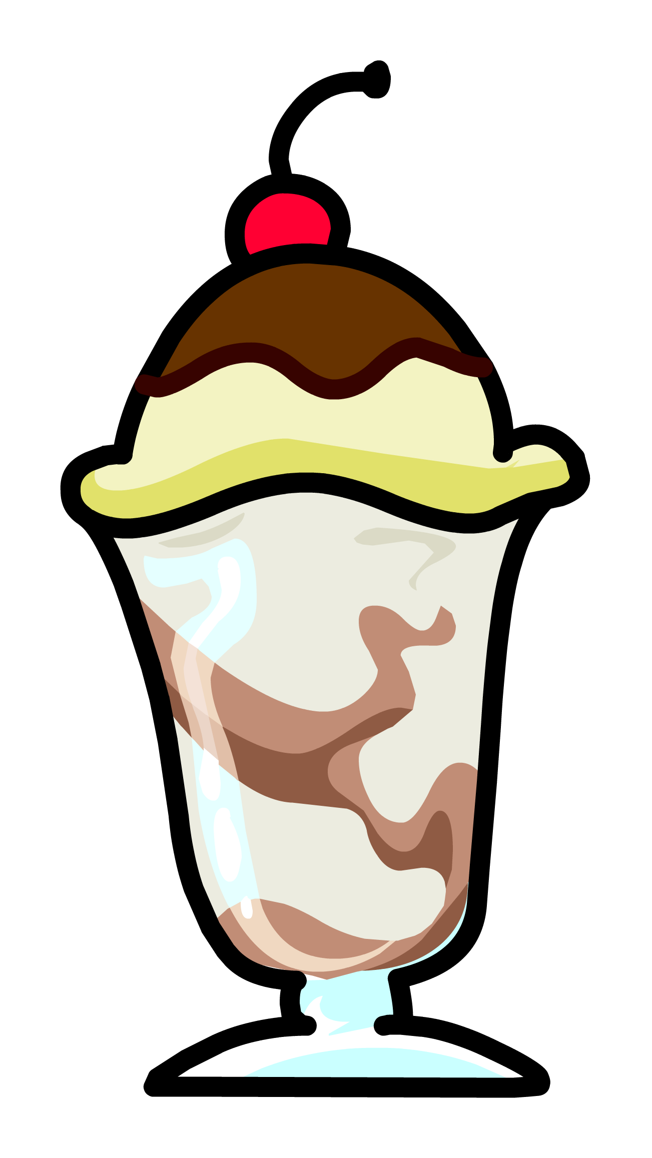 clipart penquin ice cream