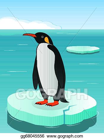 iceberg clipart penguine