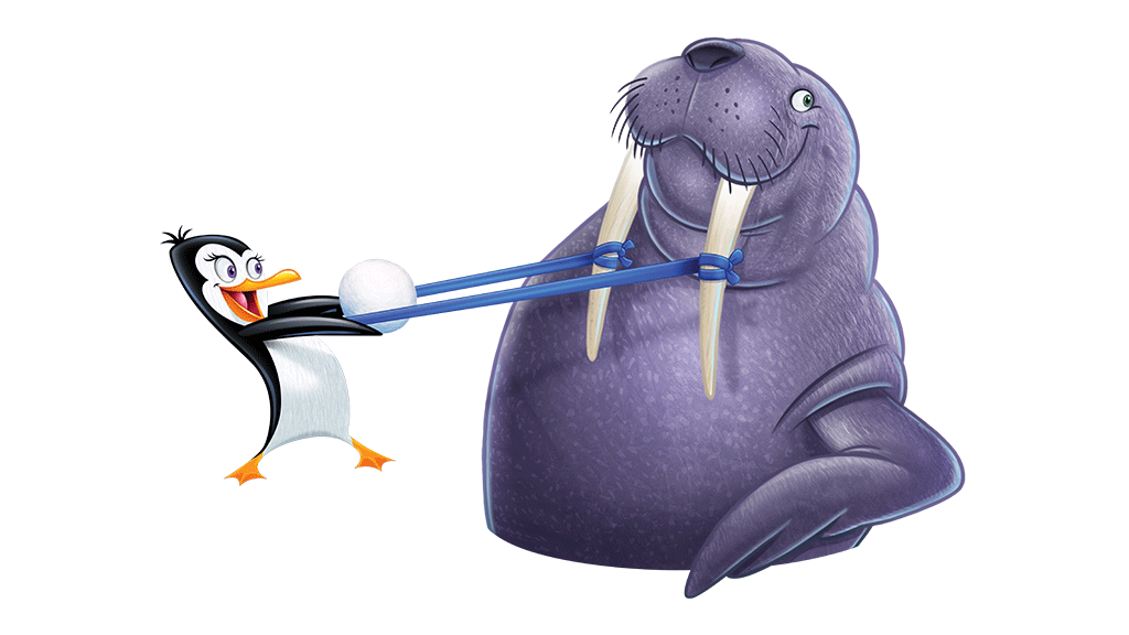 Penguin pinterest slingshot and. Walrus clipart blubber