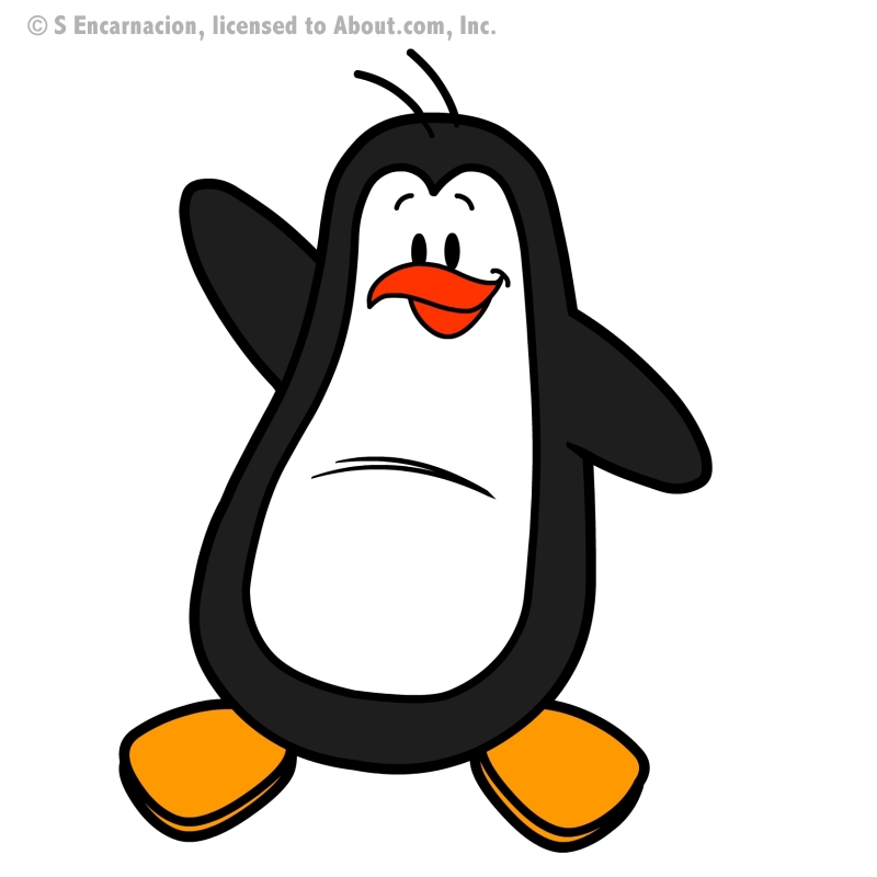 Clipart penquin penguin flipper. Free cartoon images download