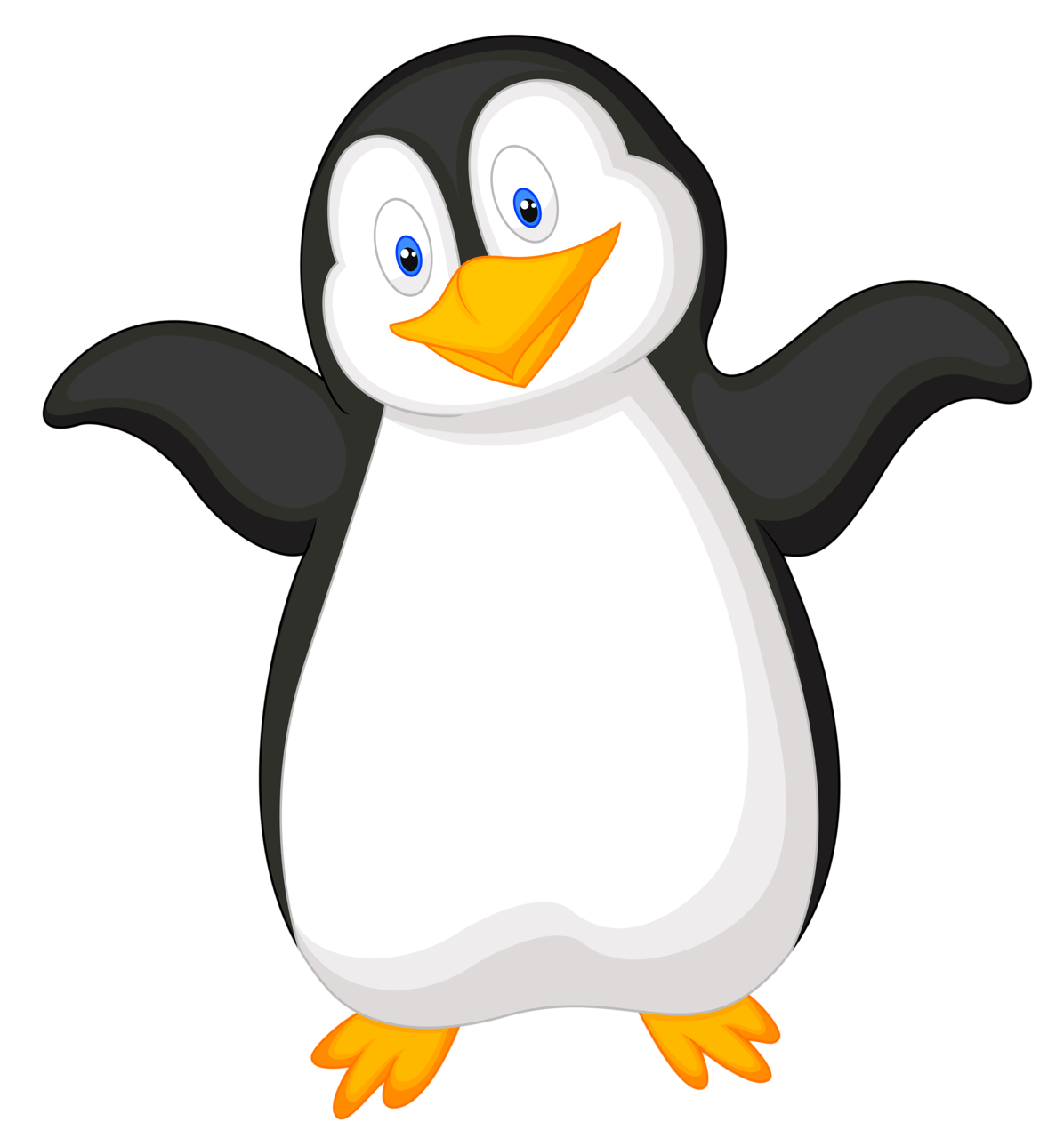 clipart penquin penguin friend