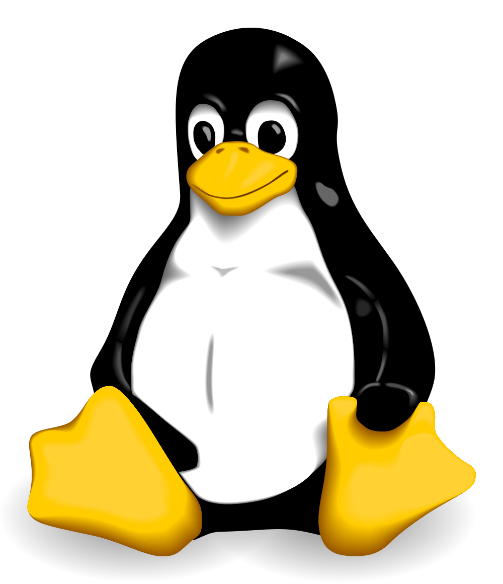 Image linux tux penguin. Clipart penquin side view