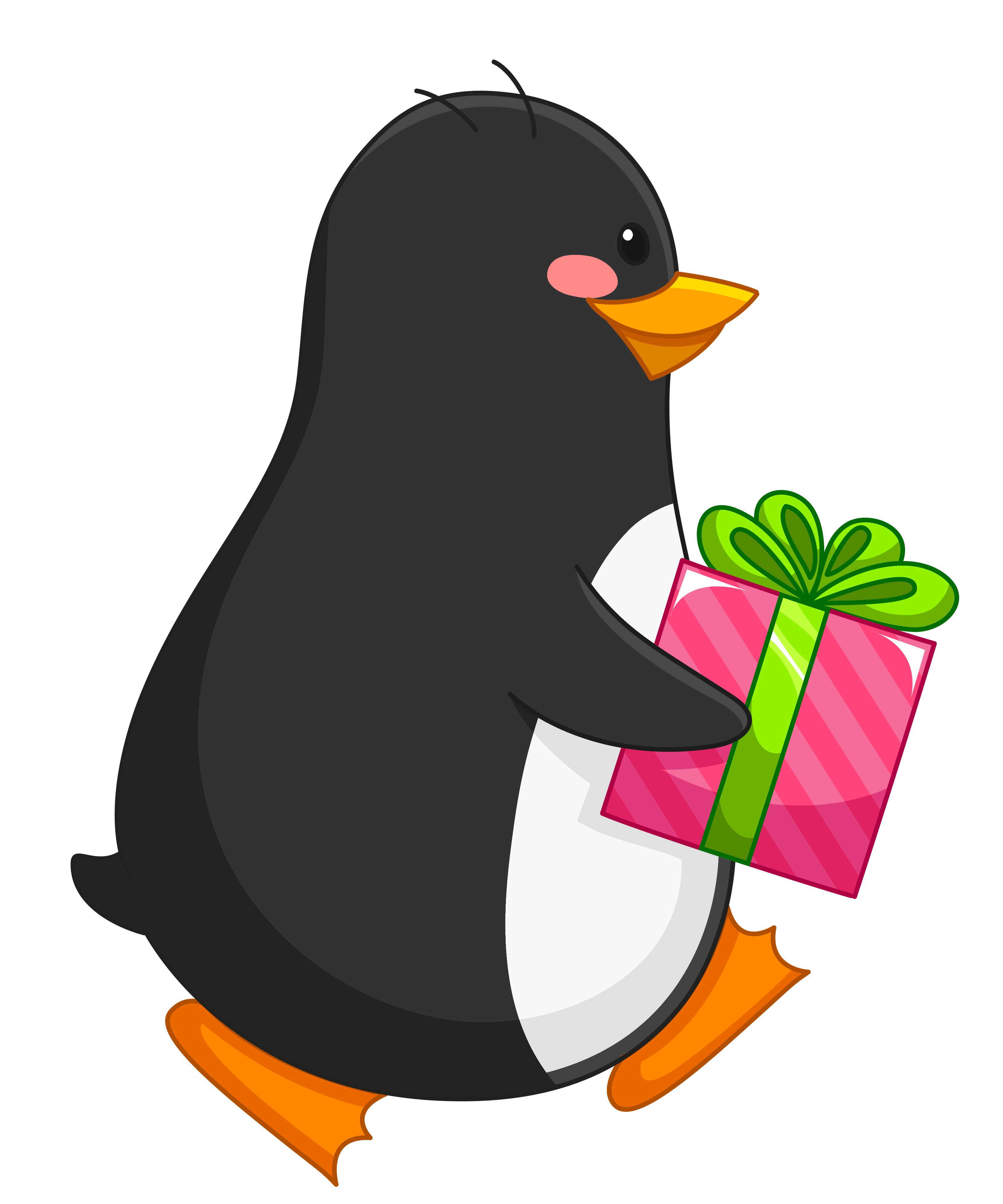  collection of penguin. Clipart penquin side view
