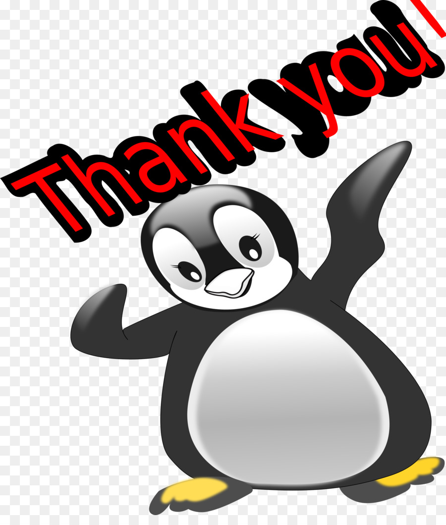 Bird logo penguin transparent. Clipart penquin thank you
