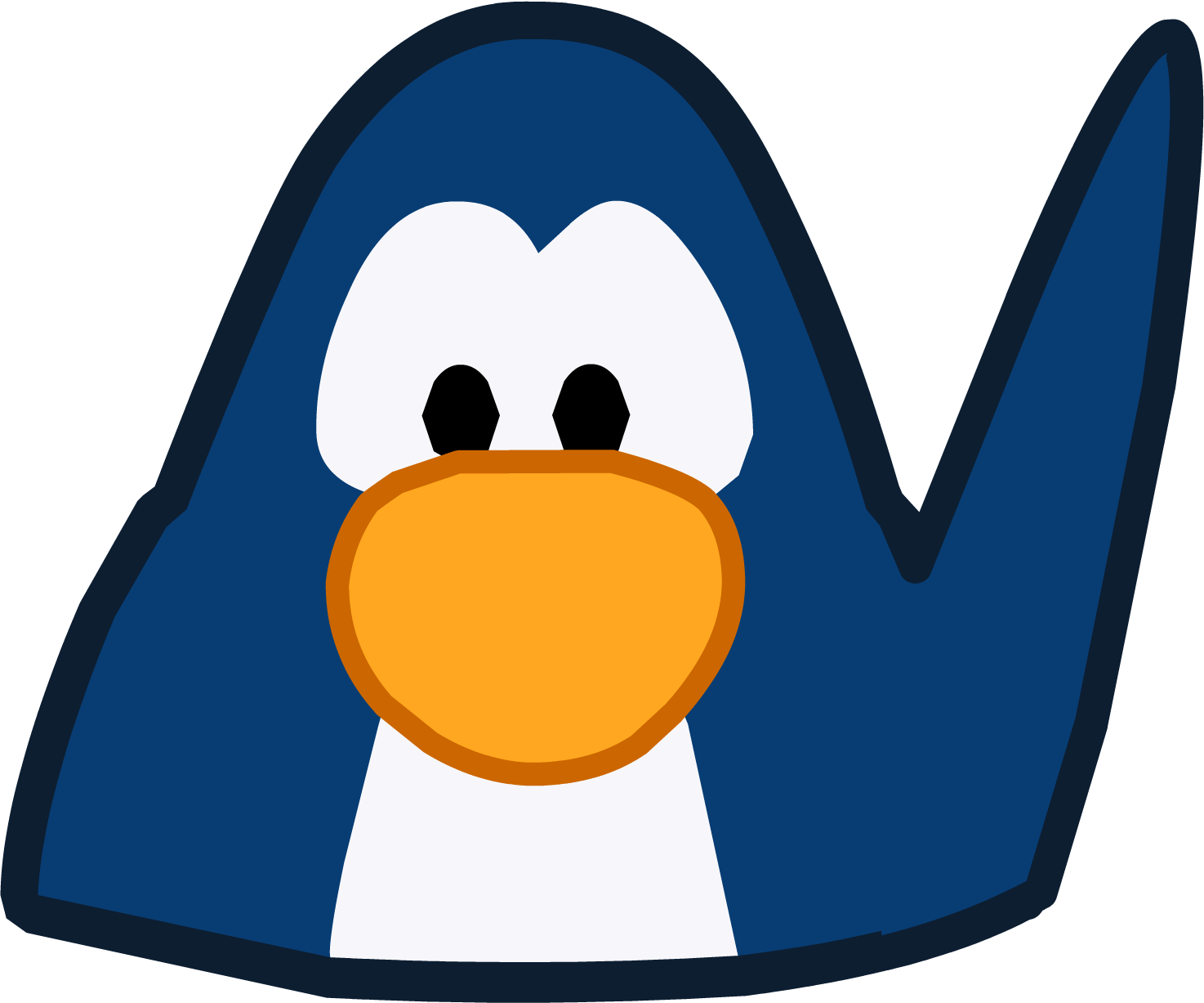 Image on party waving. Clipart penquin waddle