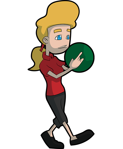 clipart people bowling
