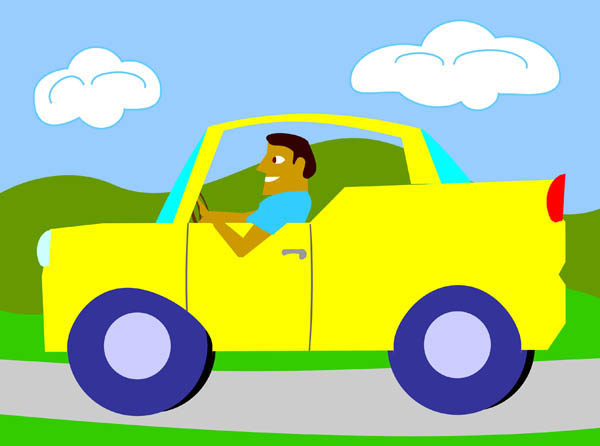 Driver clipart guy. Free driving car download