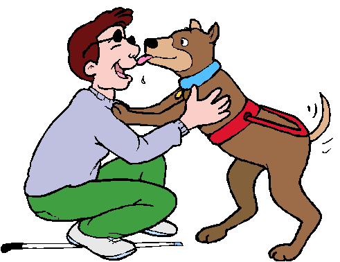 dogs clipart person