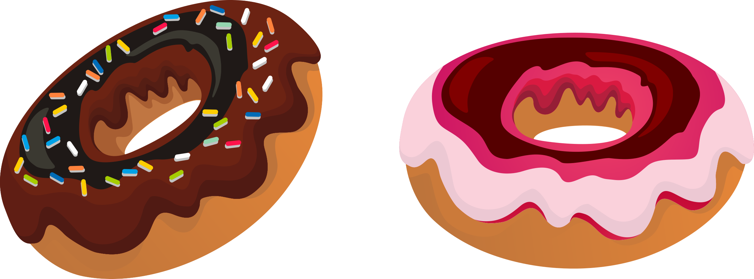Donut clipart small donut. Donnuts big image png