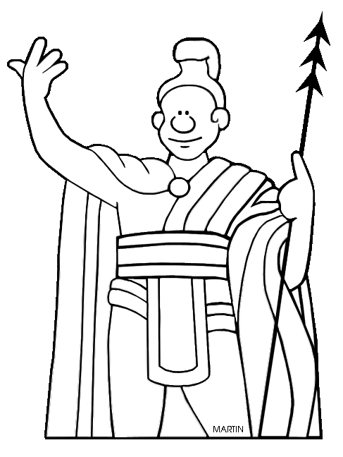 king clipart standing