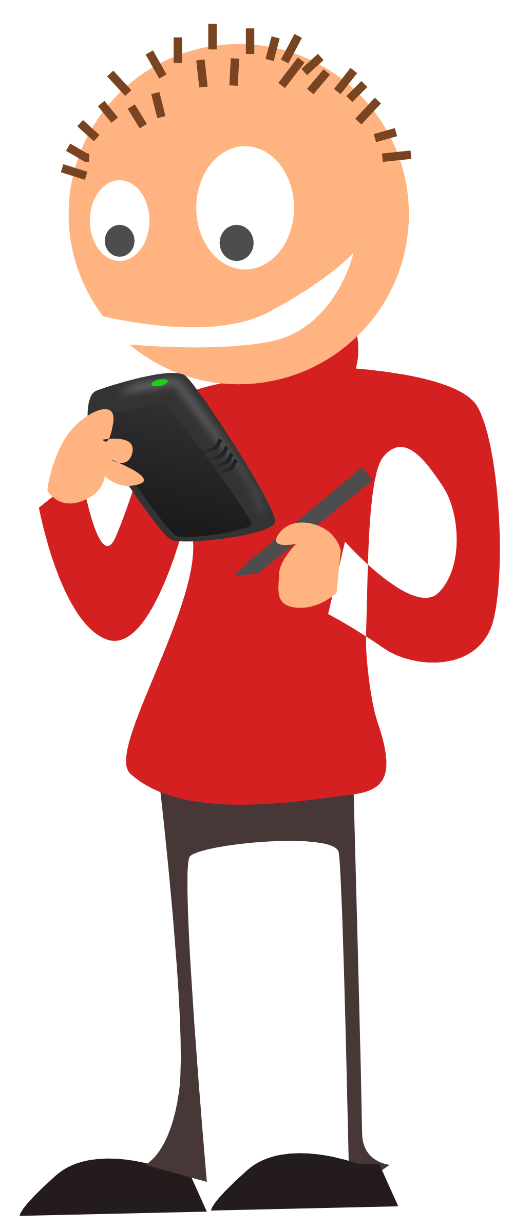 clipart telephone person