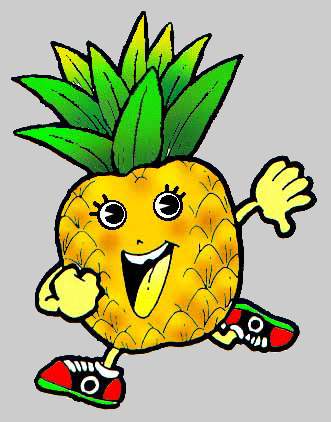 clipart pineapple man
