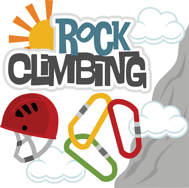 people clipart rock climbing