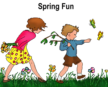 clipart spring fun