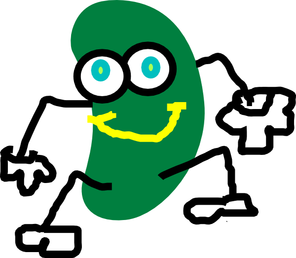 clipart people string bean