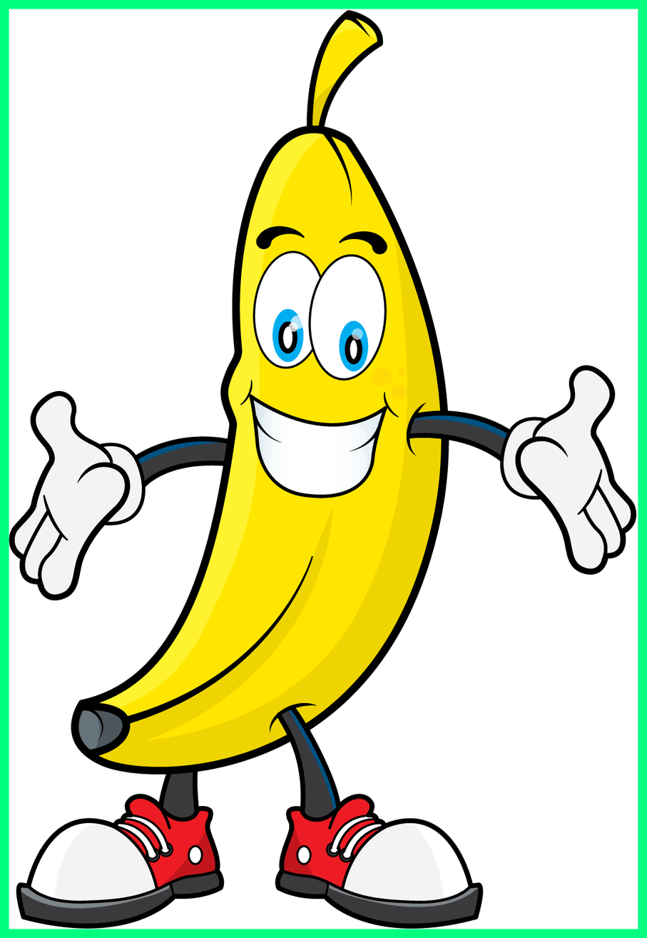 clipart banana person