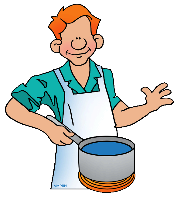 clipart person cooking