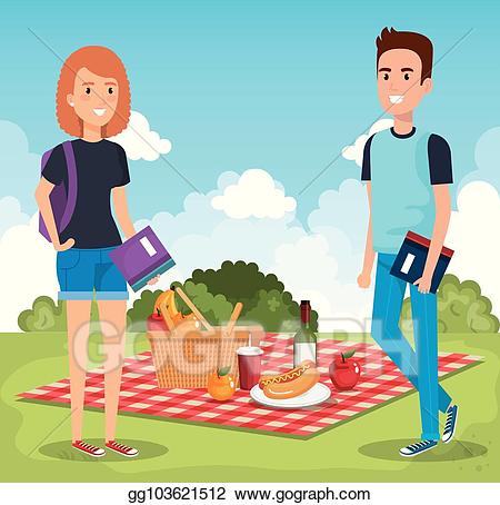 picnic clipart person