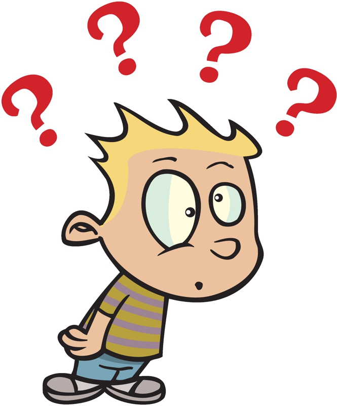 Free picture of a. Confused clipart confused person