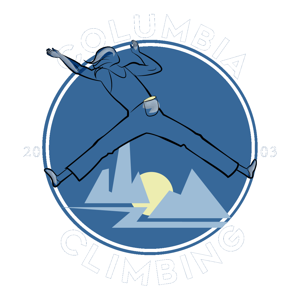 Cu . Clipart person rock climbing