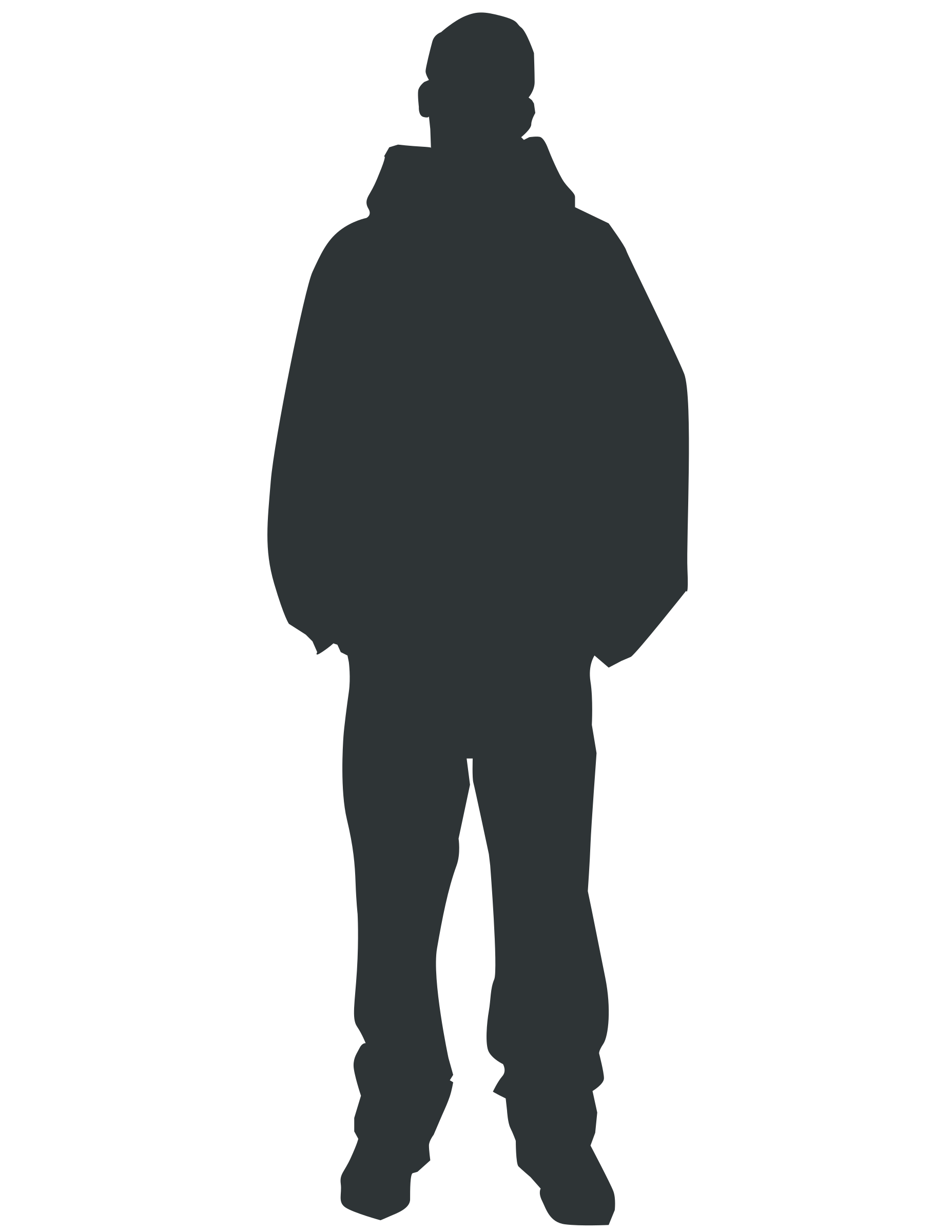 clipart person shadow