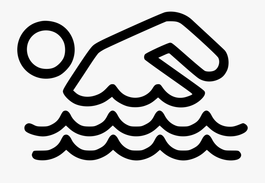 clipart swimming simple