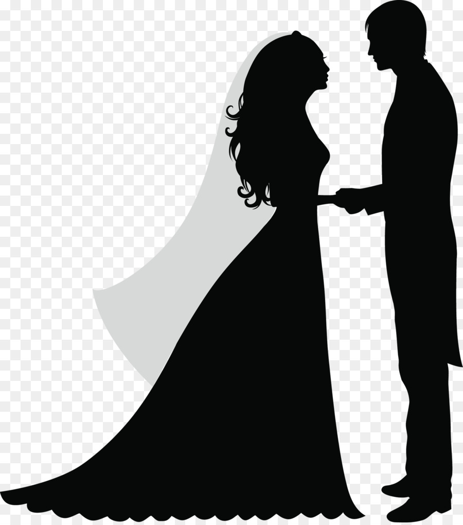 Love black and white. Marriage clipart marrige