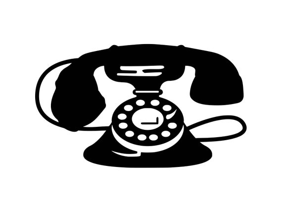 Phone svg antique old. Telephone clipart vintage telephone