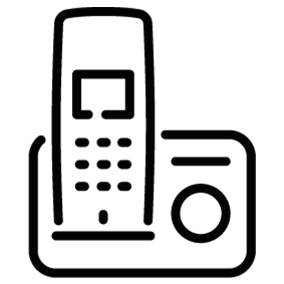 Phone clipart cordless. Fixed line telephony cat