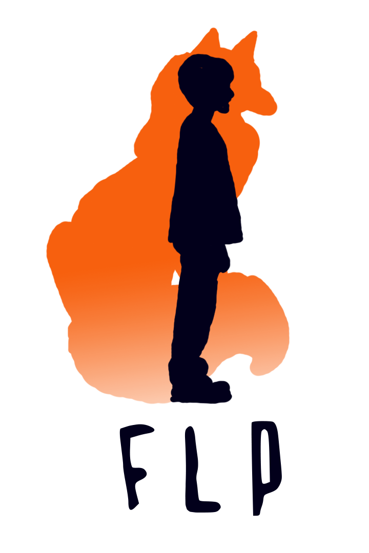 The fox and little. Clipart phone energetic