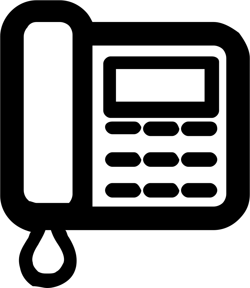 clipart telephone land line