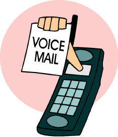 clipart phone mail