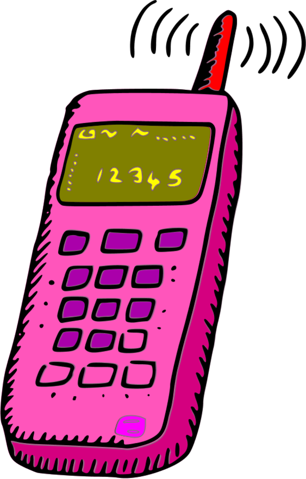 cellphone clipart solid object