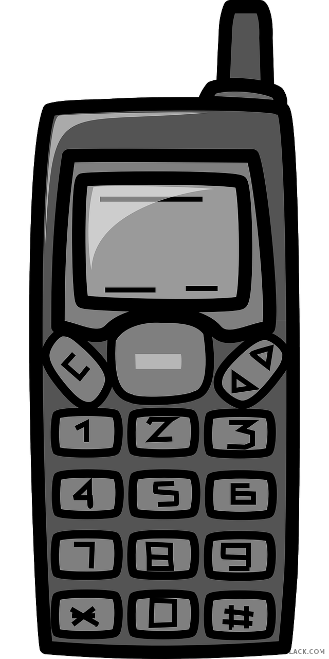 clipart phone mobail