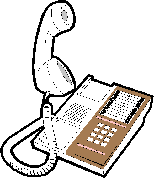 telephone clipart off hook
