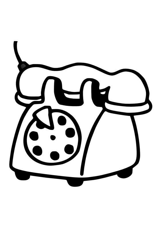 Telephone drawing at getdrawings. Phone clipart old style