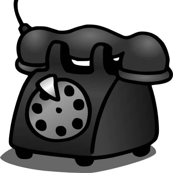 clipart telephone old school