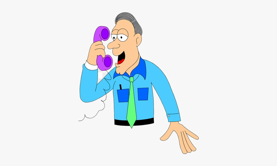 clipart phone person