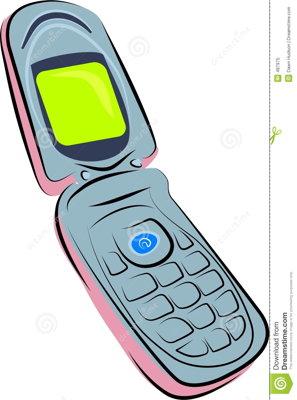 clipart phone portable