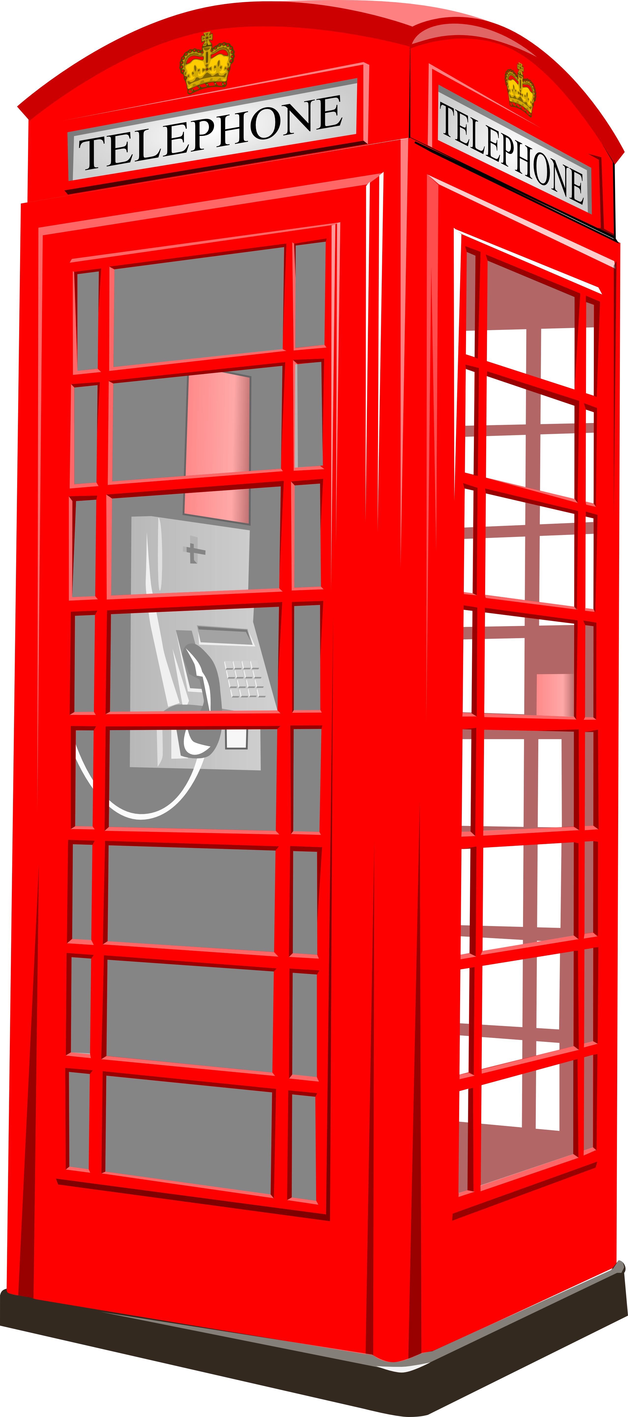 clipart phone red