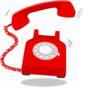 Free red cliparts download. Phone clipart phone ring
