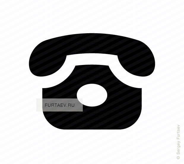 Clipart phone rotary phone. Vector icon of classic