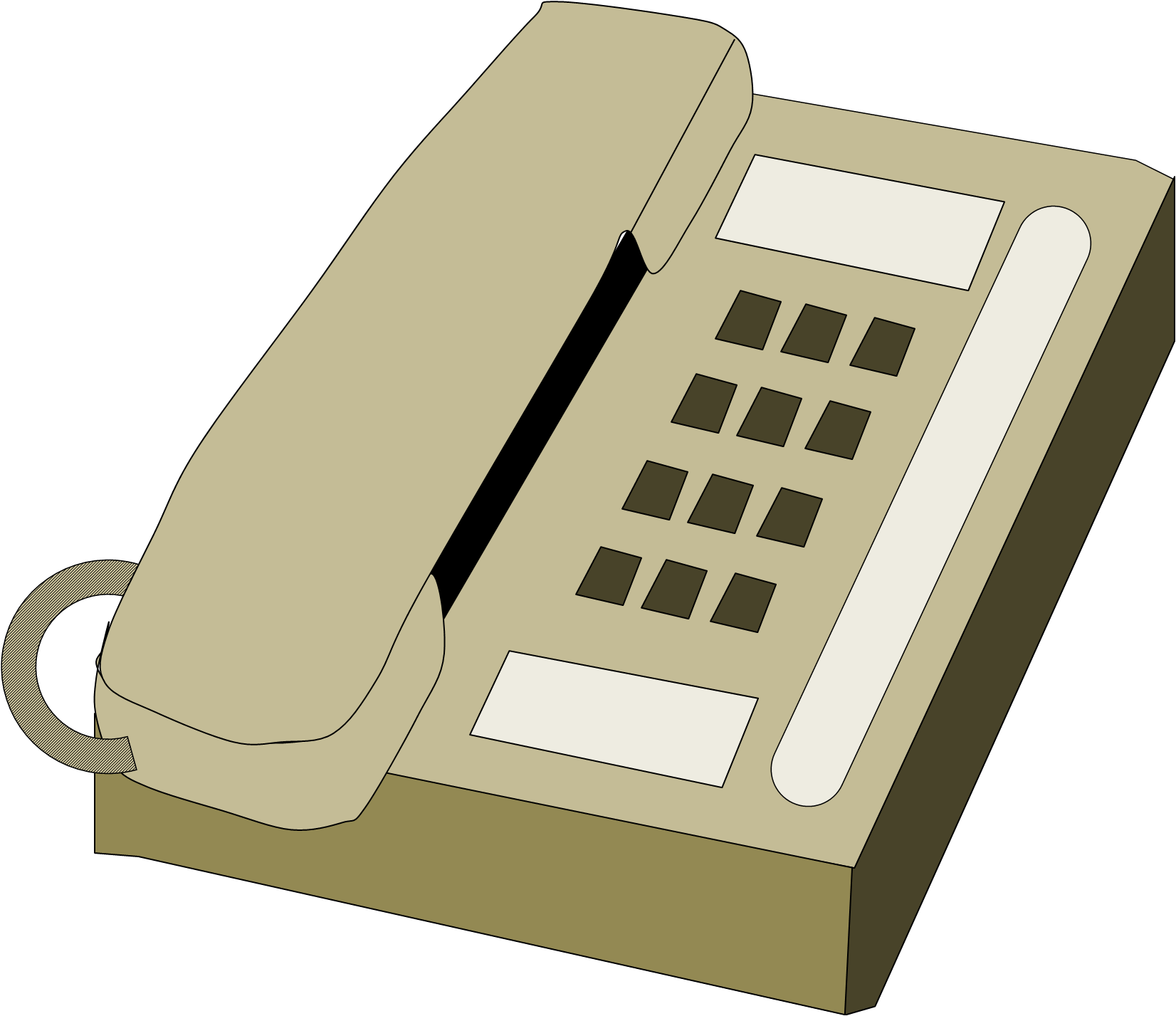 phone clipart drawing