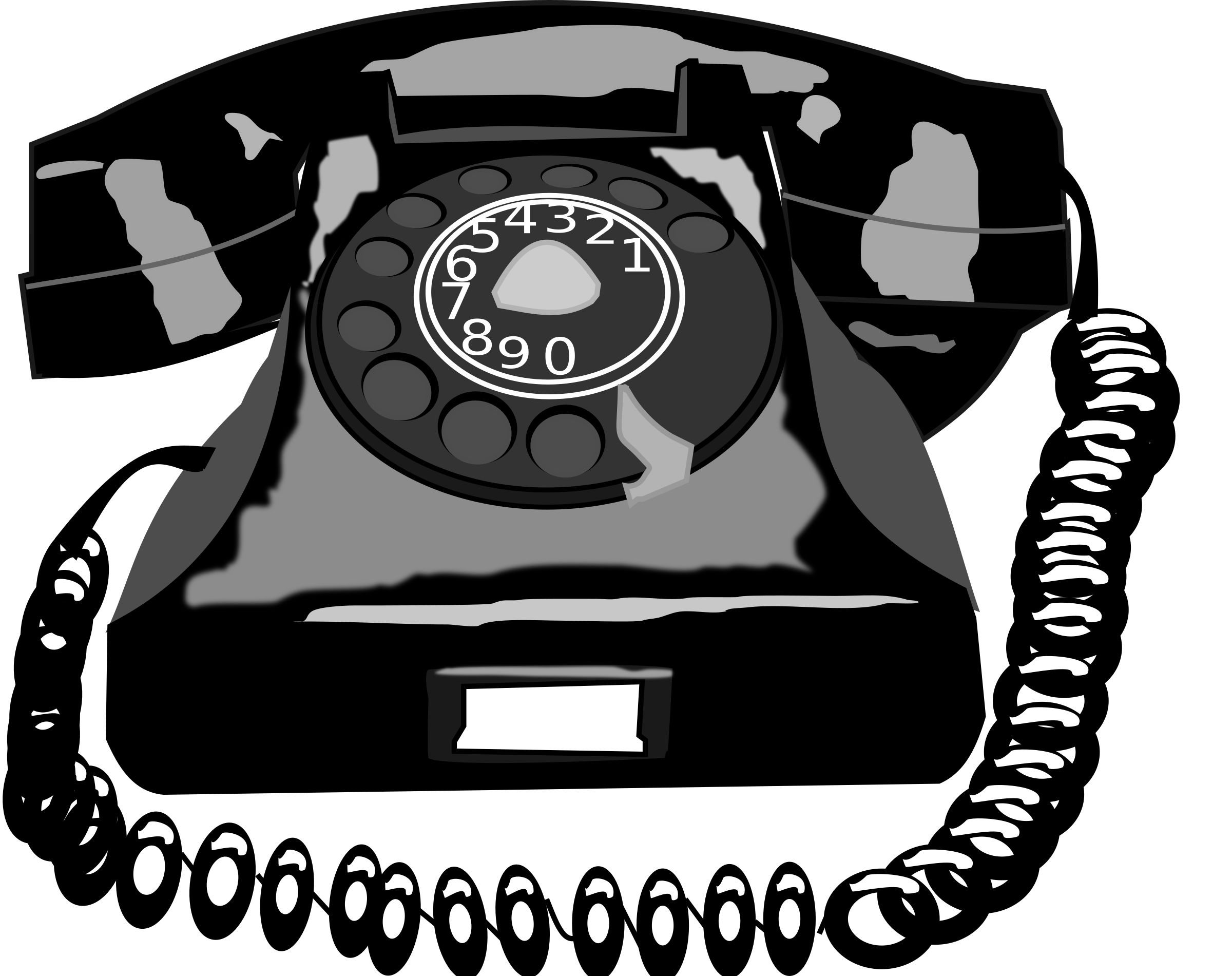 phone clipart corded phone